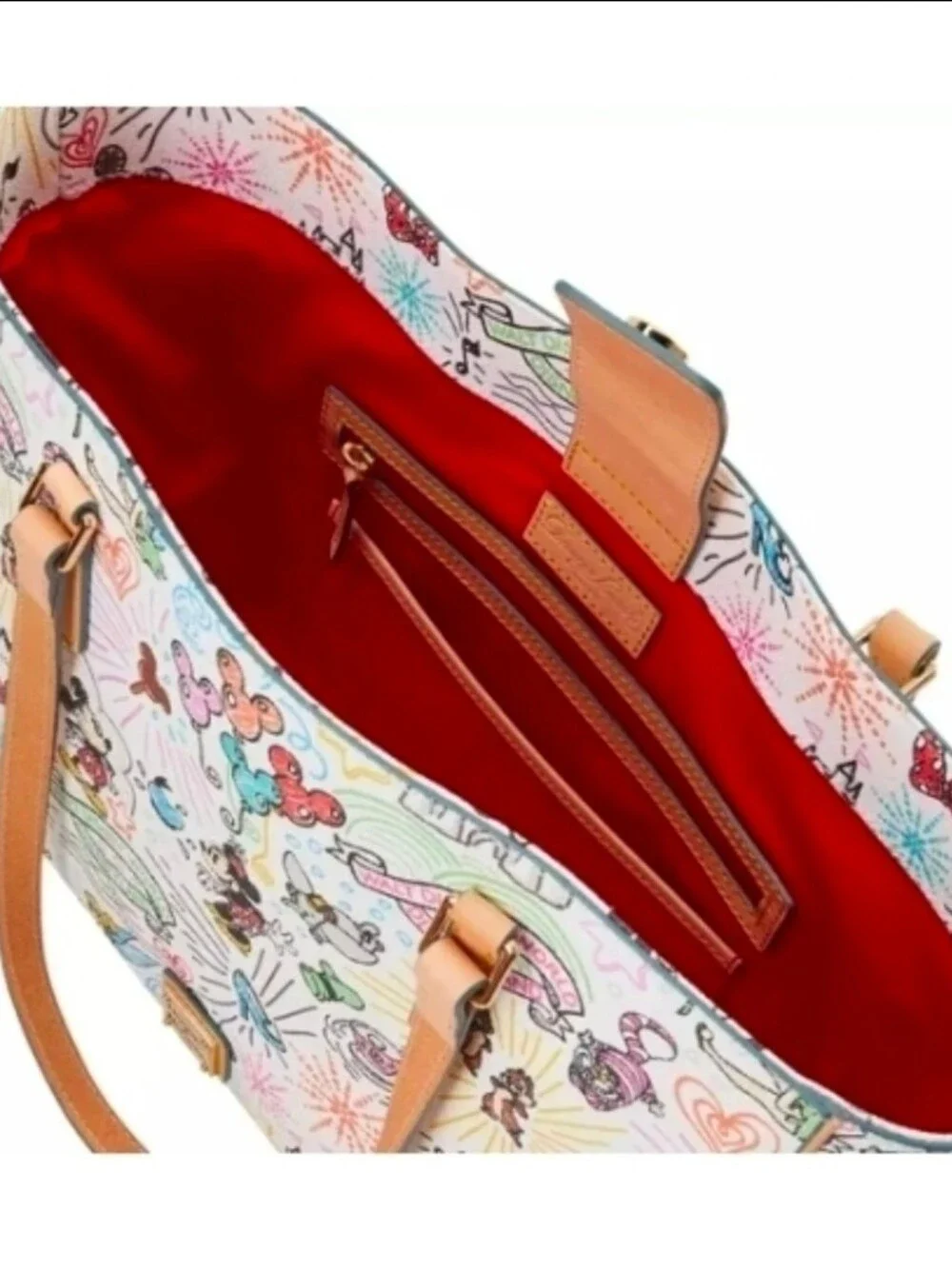 Disney x Dooney & Bourke Cream Disney Parks Character Tote